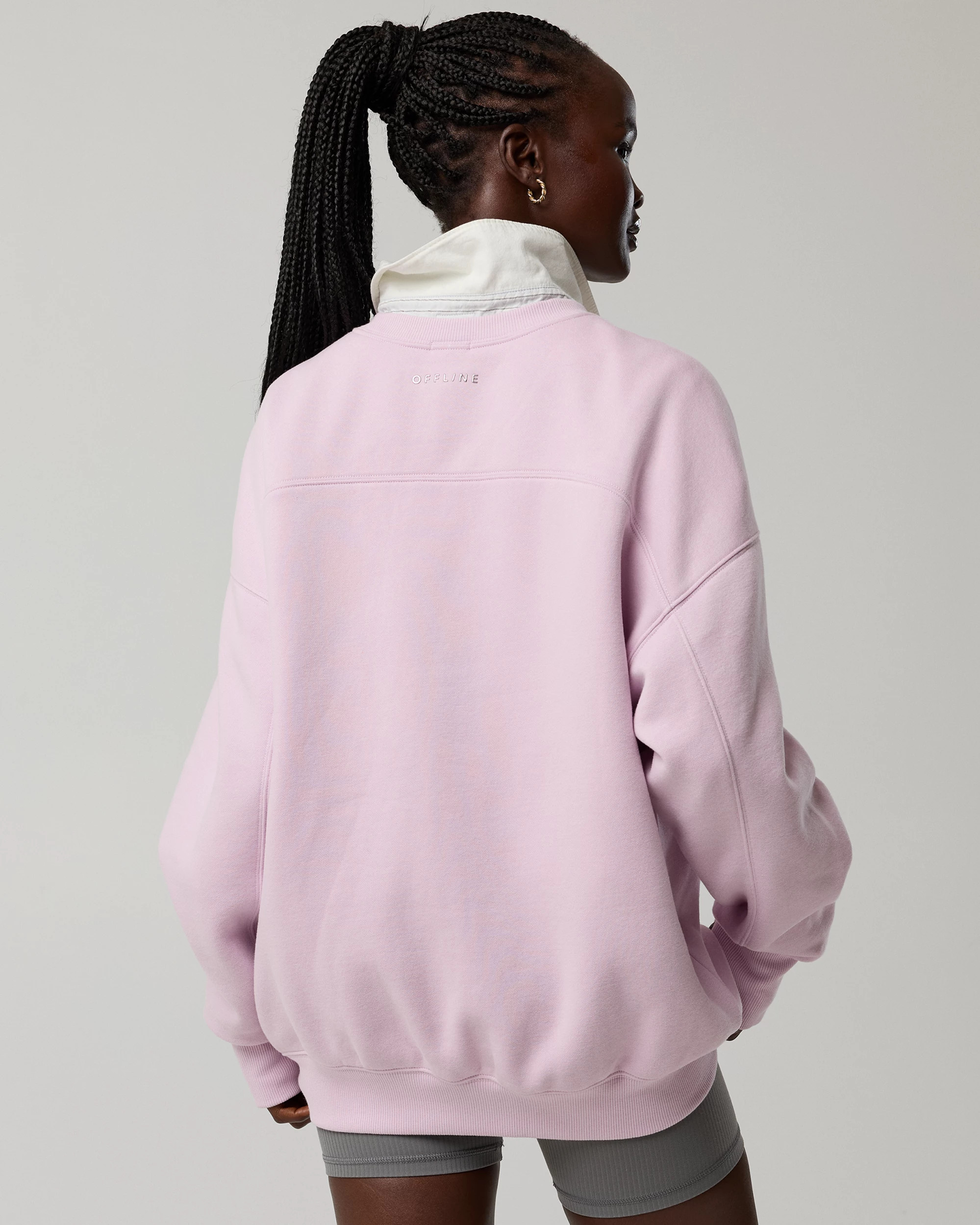 OFFLINE By Aerie Cloud Fleece Oversized Crewneck | Aerie