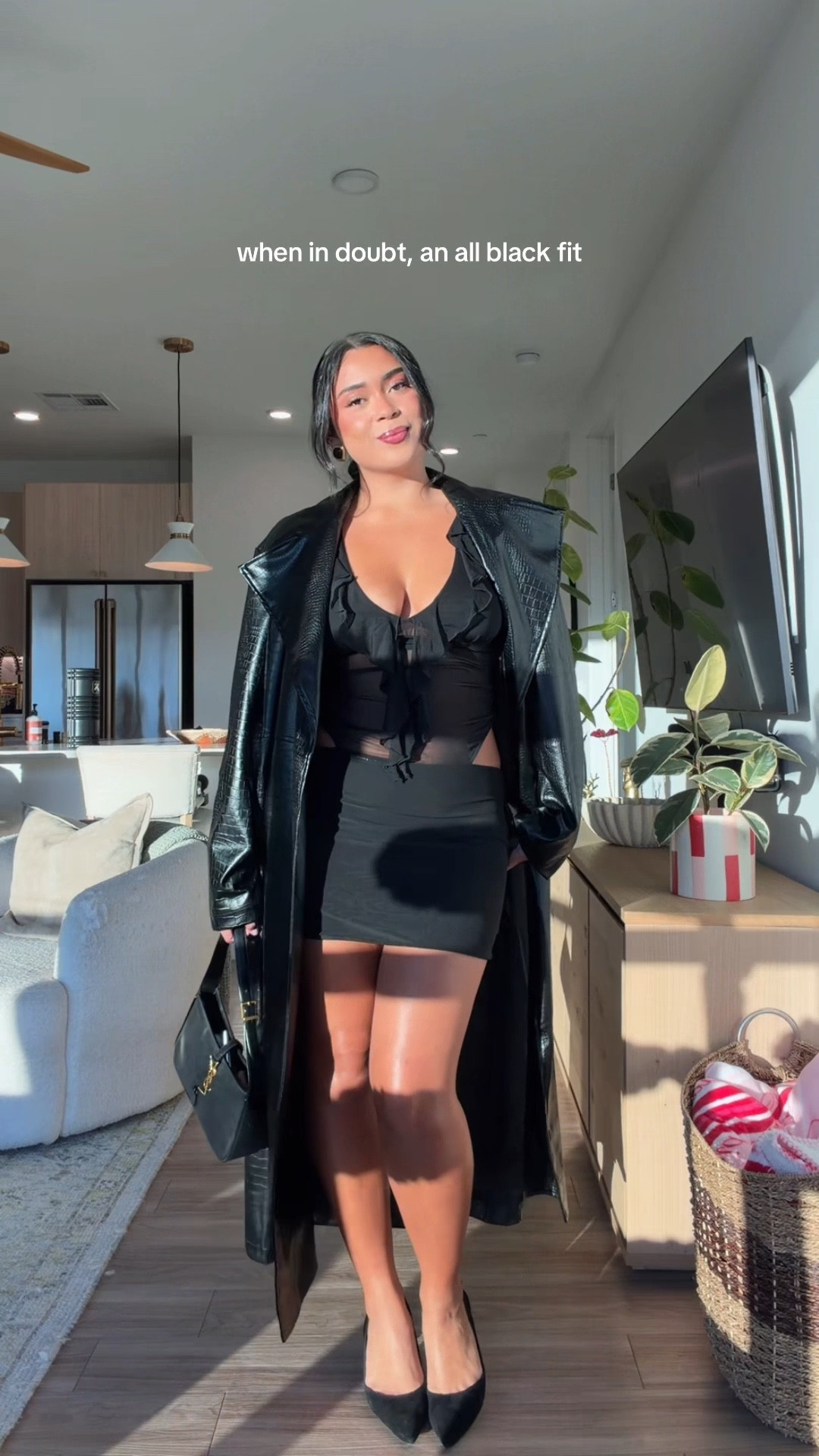 Outcast clothing dress🖤 love the mesh sleeve detail & it gives the illusion of a 2 piece set, super comfy (runs true to size, wearing a L)


#LTKMidsize #LTKFindsUnder100