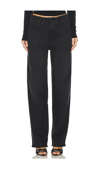 Good American Good 90s Straight Jeans in Black. - size 12 | Revolve Clothing (Global)