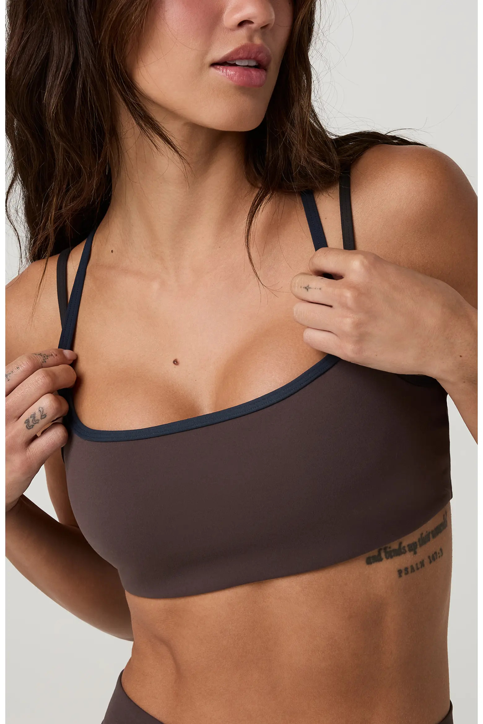 Vuori Daily Layered Square Neck Sports Bra (Women) | Nordstrom | Nordstrom