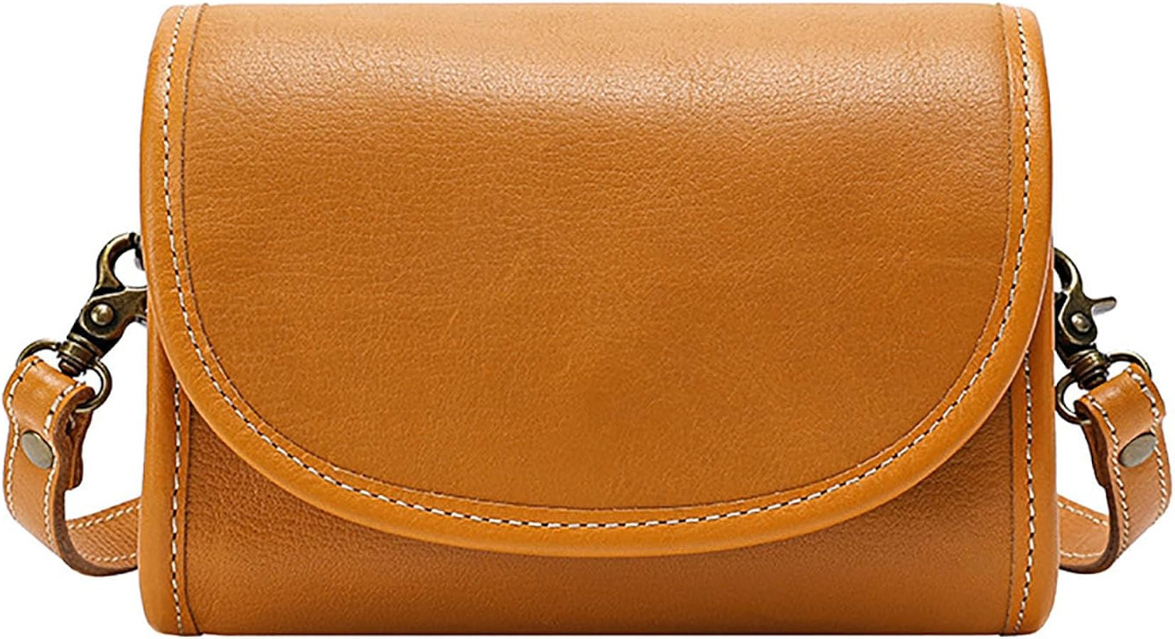 Women's Fashion Crossbody Purse Vintage Tote Shoulder Bag Adjustable Strap Genuine Leather Small ... | Amazon (US)