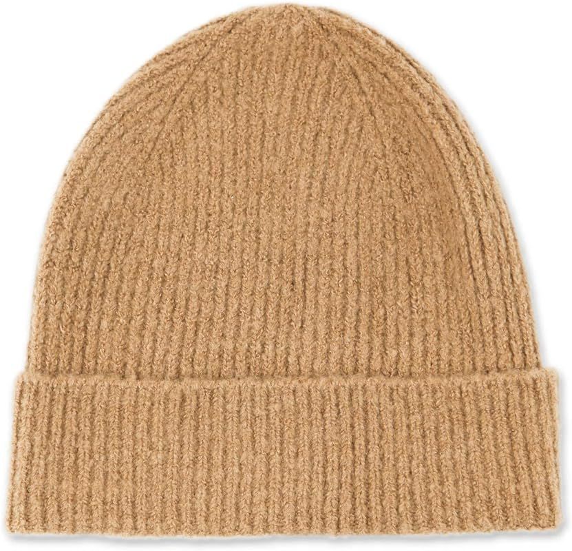 Moss Rose Beanie Hat for Men Women Cuffed Chunky Plain Skull Hats Unisex Winter Warm Knit Cap Wom... | Amazon (US)