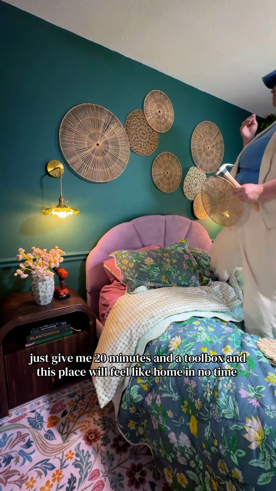 Seeing my vision come to life decorating our house has been the best 🤗 Joe came in after 20 min and said “when did you do that??” lol shop this boho eclectic decor from bedding to wall art and sconces! 

#LTKSaleAlert #LTKHome #LTKdayinmylife