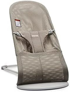 BabyBjörn BABYBJÖRN Bouncer Bliss, 3D Mesh, Light Grey Frame, Grey/Beige, Gray Beige mesh (0061... | Amazon (US)