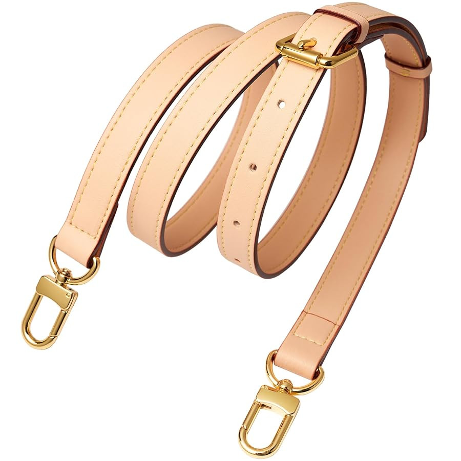 Vachetta Leather Strap Adjustable Crossbody Strap for Small Bags Pochette Mini NM Eva Favorite PM... | Amazon (US)