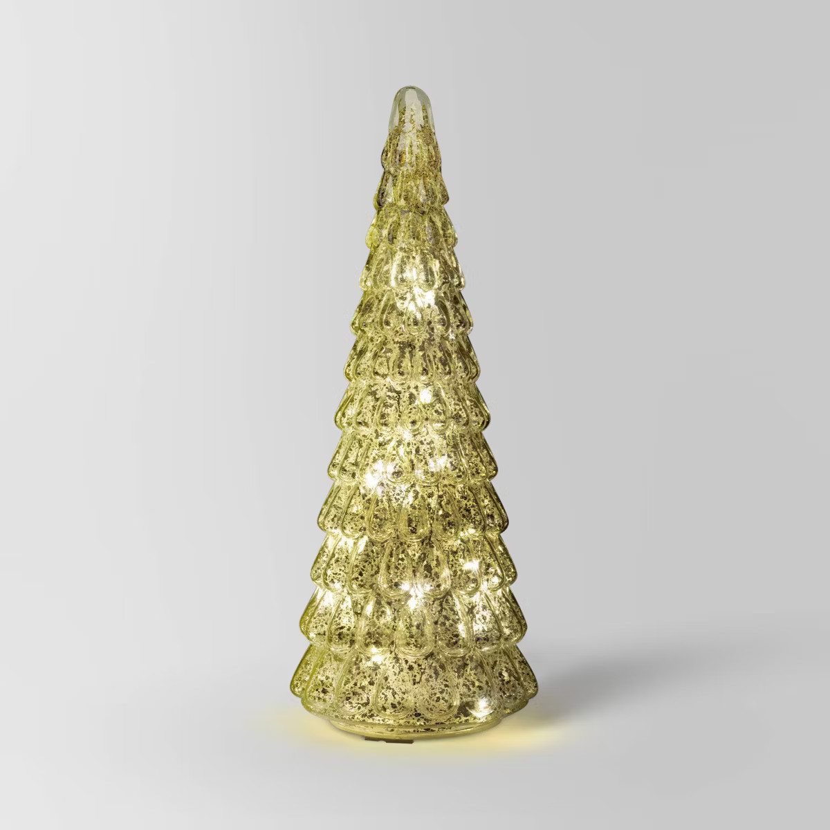 15" Christmas Mercury Glass Tiered Classic Tree Decor - Wondershop™ | Target