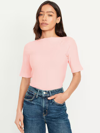 Ribbed T-Shirt | Old Navy (US)