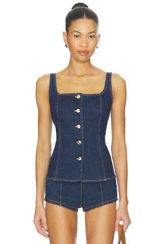 Dr. Denim Niamh Top in Blue. - size L | Revolve Clothing (Global)