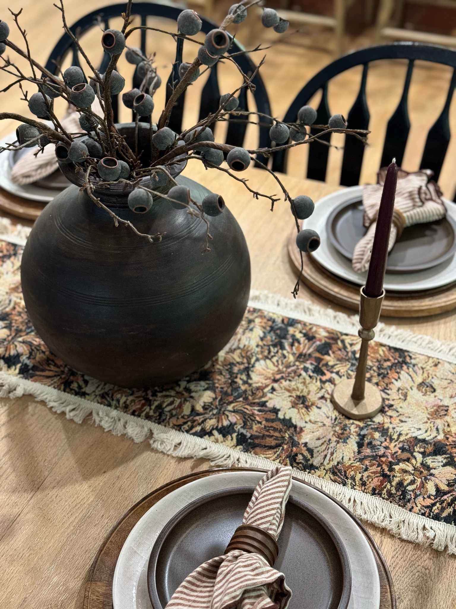 Early fall dining table 

#LTKSeasonal #LTKHome