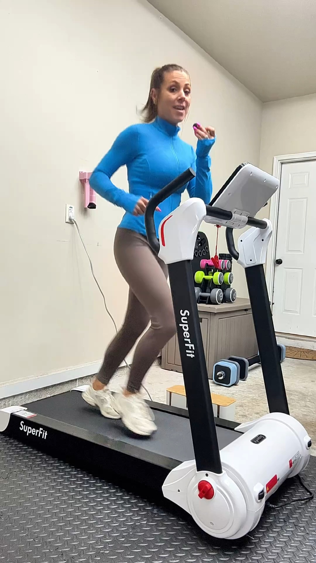 This treadmill goes up to 8 mph and feels sturdy, smooth, and powerful even when running. It has a built-in incline for interval training and fat loss, and the belt is designed to reduce pressure on your knees and joints. It also tracks your steps, calories, speed, distance, and time, which makes it easier to stay motivated and consistent.

If you’ve been looking for a running treadmill for home, a heavy duty folding treadmill, or something that feels high quality without the high price, this is such a good option. It’s perfect for beginners, experienced runners, weight loss, endurance, and building healthy habits at home.

• #runningmotivation
• #homeworkout
• #fitathome
• #weightlossjourney
• #fitnessmotivation
