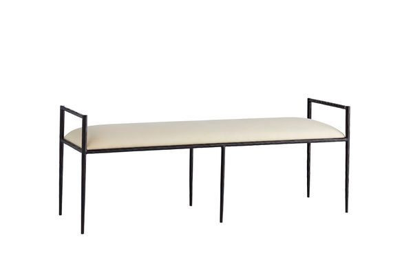 Barbana White Muslin Bench | Scout & Nimble