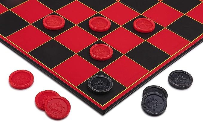 Point Games Checkers Board for Kids– Fun Checkerboard Game for Boys and Girls - Interlocking Ch... | Amazon (US)