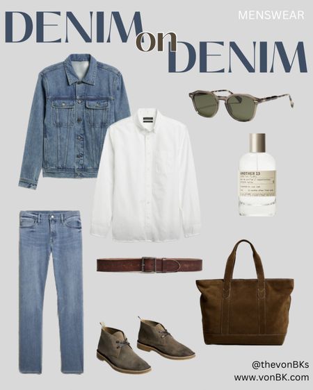 A perfect transitional look for the autumn season. Denim on denim! 

#autumn #fall #denim #menswear

#LTKmens