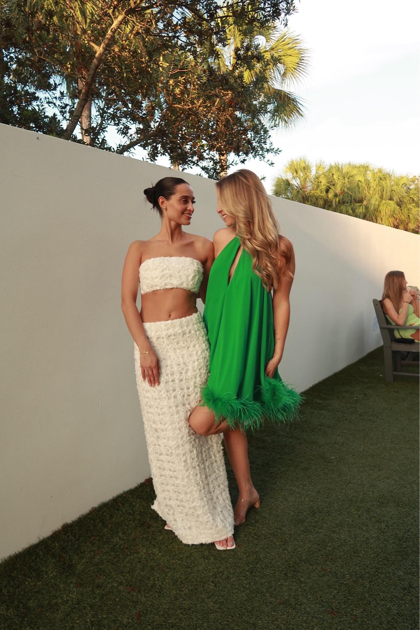 Bachelorette weekend look! 

Screenshot to copy and paste this link for my green dress: https://rvlv.me/1WlUsT

Bride to be, bridal two piece set, event dress



#LTKWedding #LTKStyleTip #LTKTravel