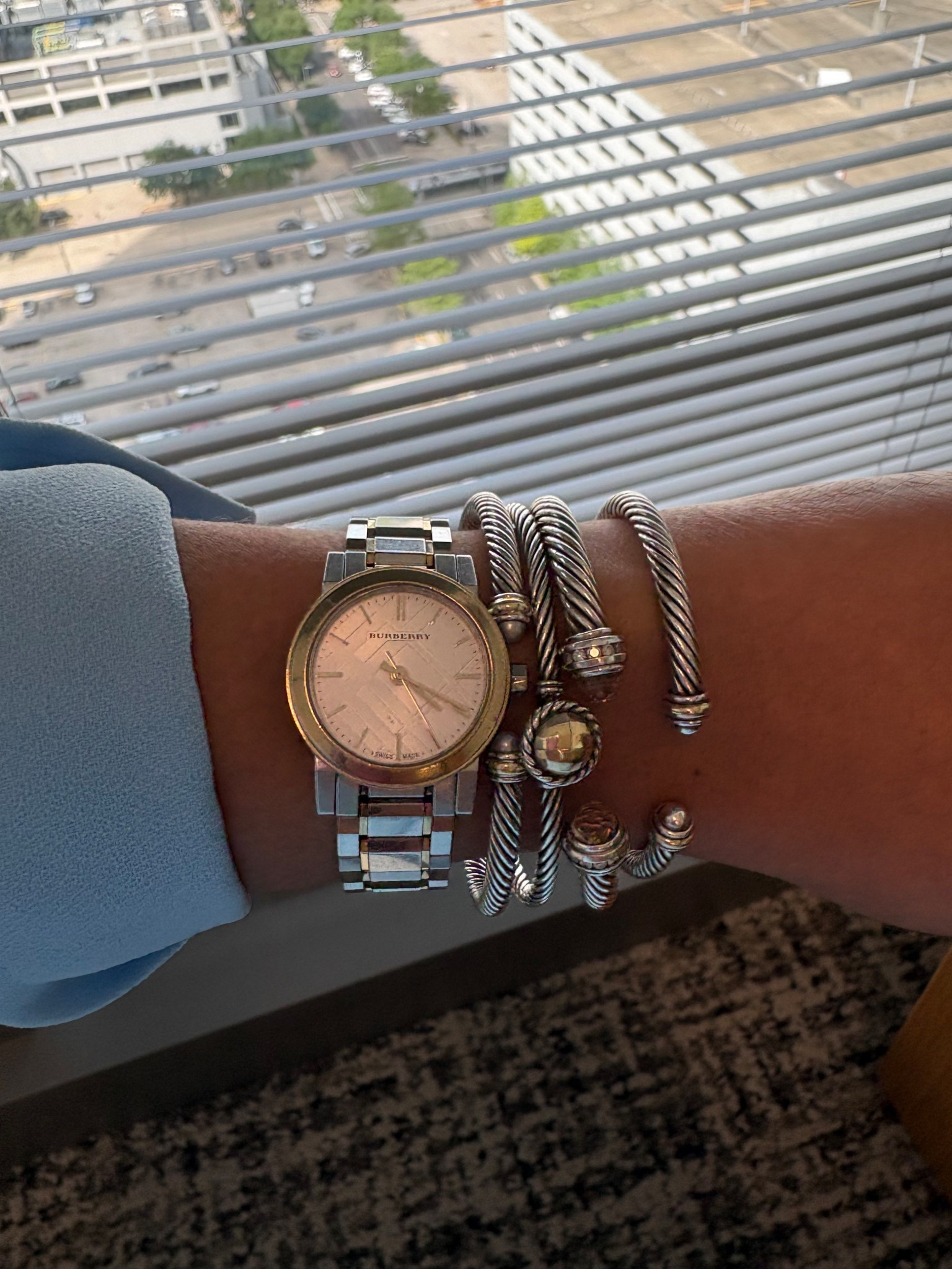 Almost time to leave the office. I am lovong my luxe bracelet stack by David Yurman! I linked new and gently used pieces to create your own luxe bracelet stack 

#LTKMothersDay