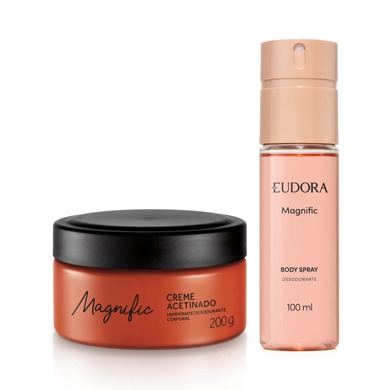 Combo Magnific: Creme + Body Spray | Eudora | Eudora (BR)