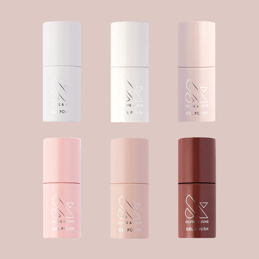 Sheer & Neutral Gel Polish Set | Olive & June