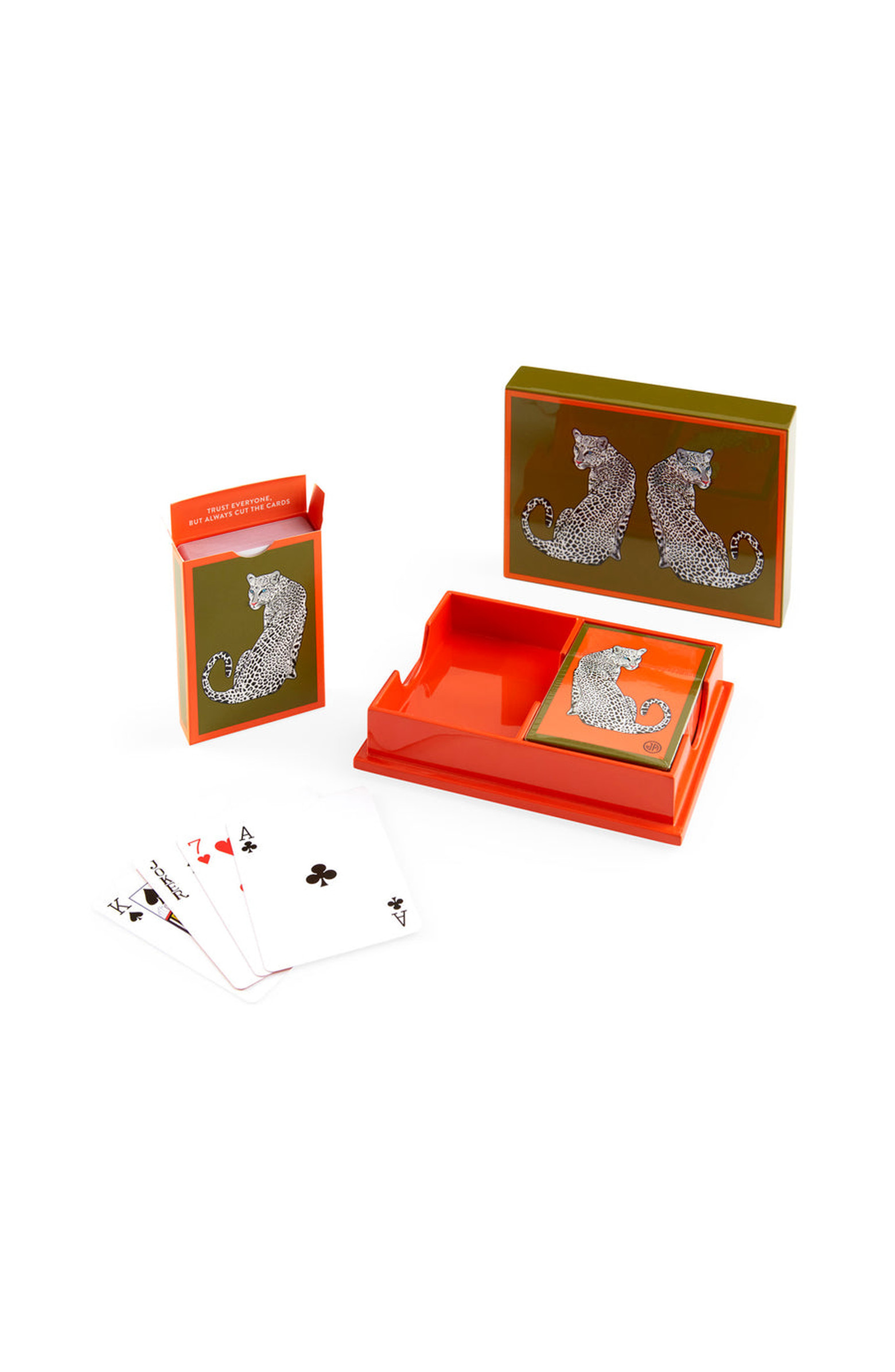 Leopard Lacquer Playing Card Set | Nordstrom