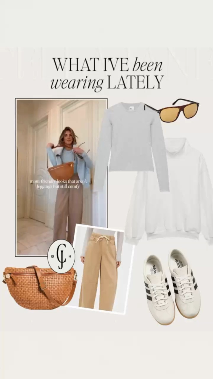 Casual spring mom friendly outfit. 

I'm 5'7 wearing size xs 