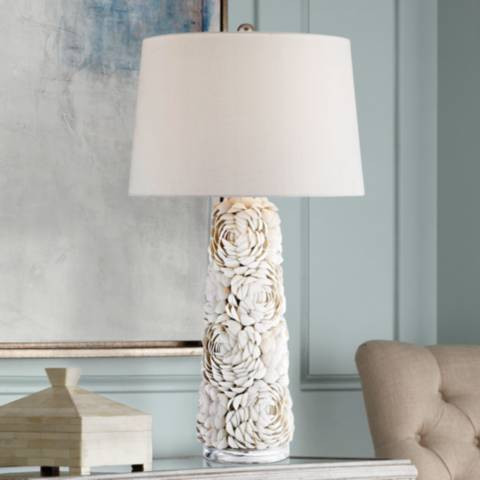 Windley Natural Shell Table Lamp | Lamps Plus