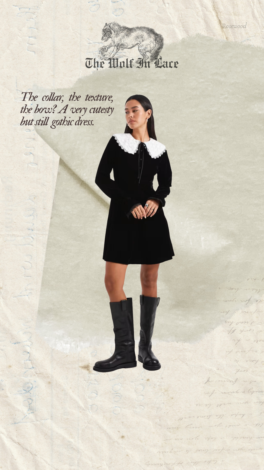 A cute dress for serving weird sisters realness #gothic #softgoth 

 #LTKCyberWeek #LTKootd