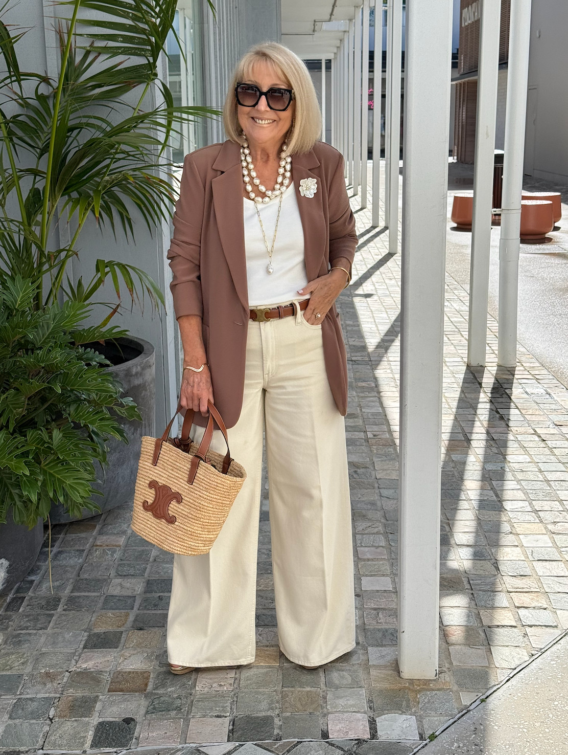 BLACK or BROWN BLAZER! 🤎🖤

Let’s style CREAM JEANS two different ways for a CASUAL CHIC look. 
I’ve styled my BLACK BLAZER with a SCARF, for that elevated, timeless style.

By adding PEARLS to the BROWN BLAZER, I have created a totally different look, with a touch of ELEGANCE!

🔗 SHOP: LINKS in BIO and STORIES or Message SHOP! 🛍

#Agelessstyle #AgelessElegance #StyleOver50 #EverydayStyle #OOTD 

 #LTKaustralia #LTKover50style #LTKstyletip