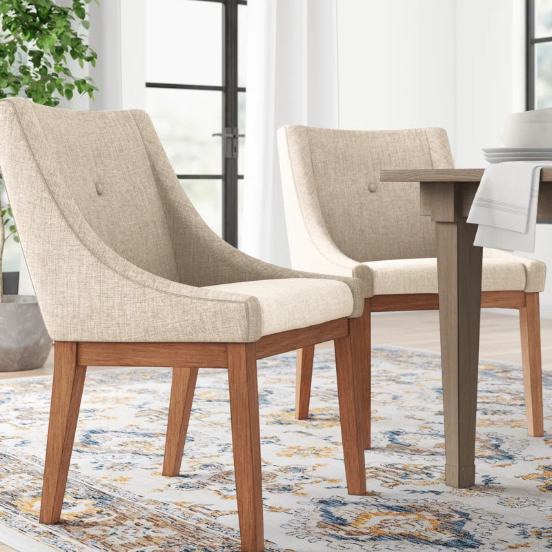 Irving Place 19.75'' H Tufted Fabric Upholstered Side Chair | Wayfair North America