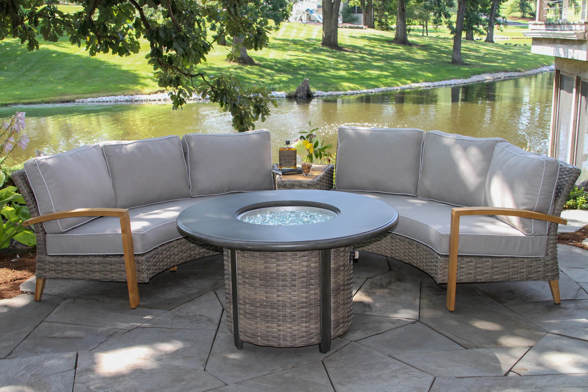 Chauncie 6 - Person Patio Conversation Sets with Cushions | Wayfair North America