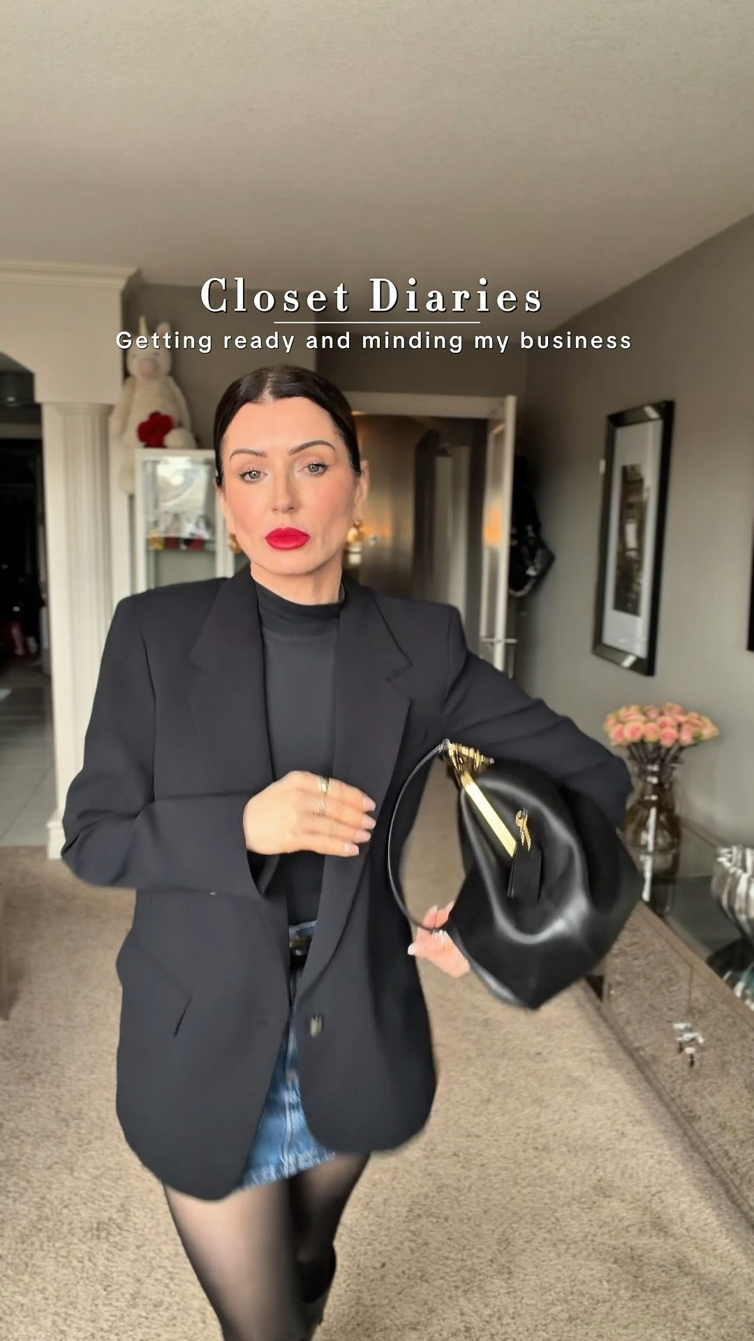 Getting ready and minding my business ❤️

#LTKOver40 #LTKgrwm #LTKBeauty