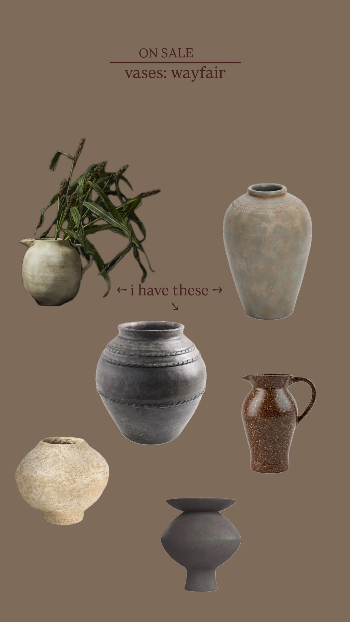 Vases, currently on sale for Wayfair 

#LTKHome