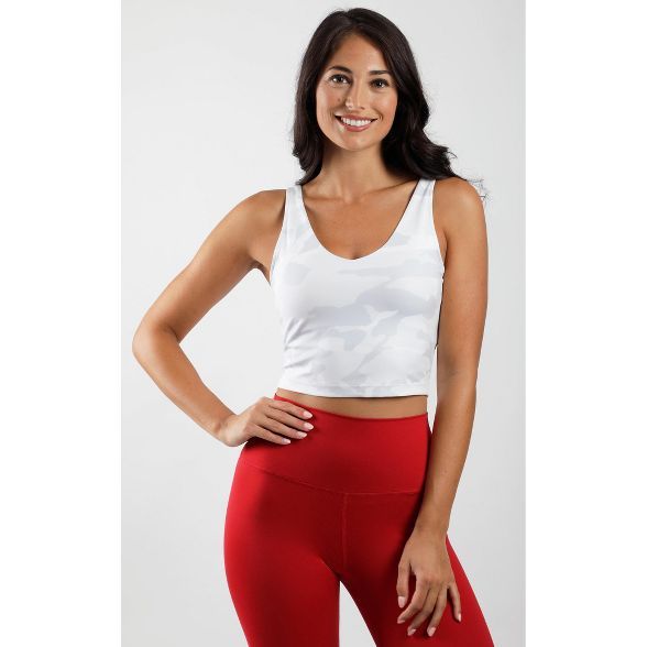 Cropped Tank Top with Support Inside Bra | Target