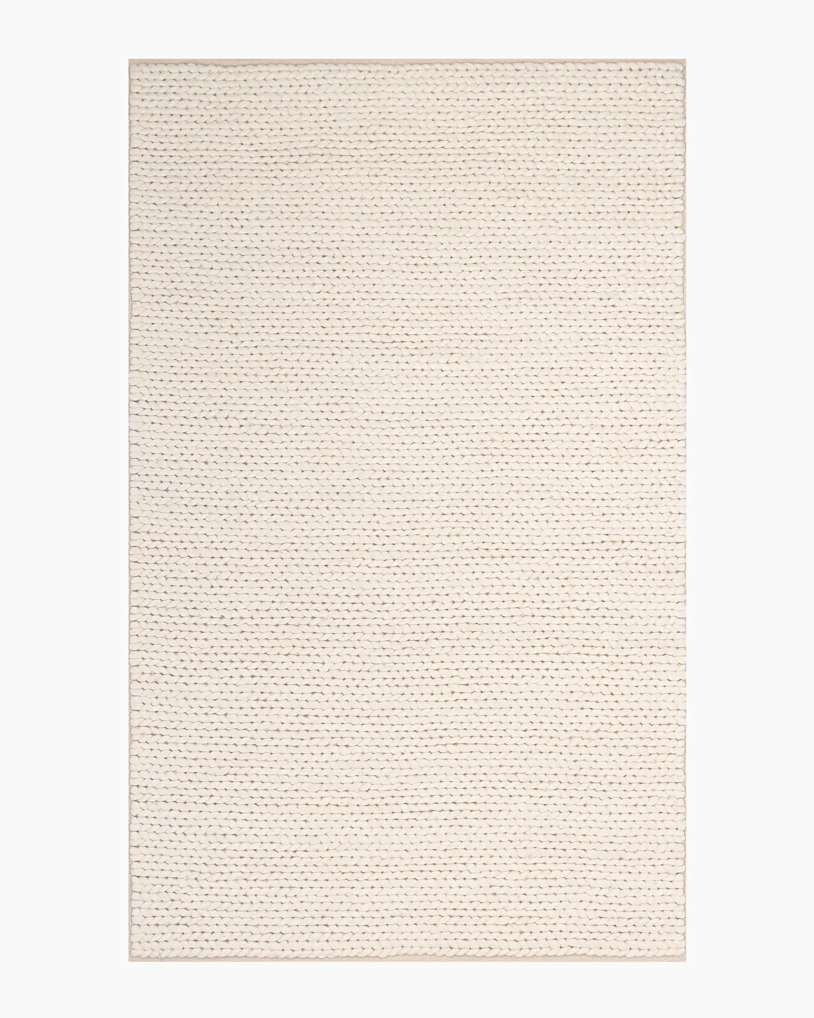 Chunky Hand Braided Wool Rug | Quince