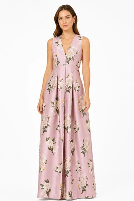 BROOKLYNNE GOWN - ROSE QUARTZ TEA ROSES | Sachin and Babi