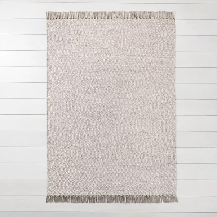 Bleached Jute Fringe Rug - Hearth & Hand™ with Magnolia | Target