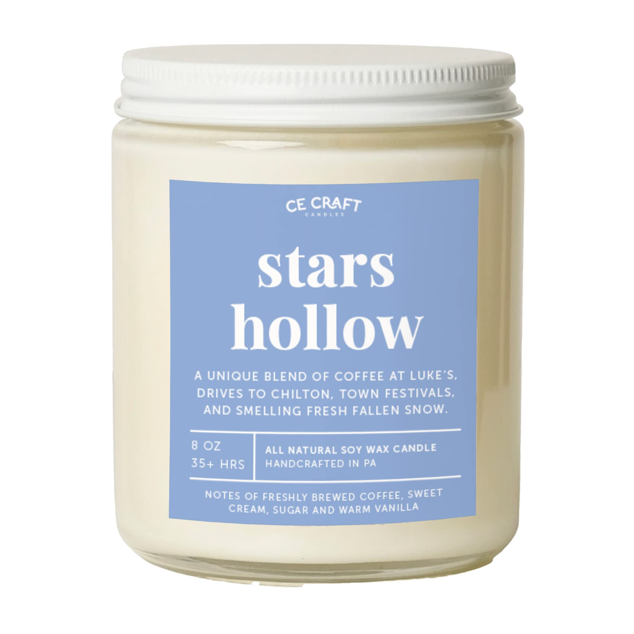 CE Craft Stars Hollow Scented Candle - Gift for Her, Scented Soy Wax Candle, Coffee Scented Candl... | Amazon (US)