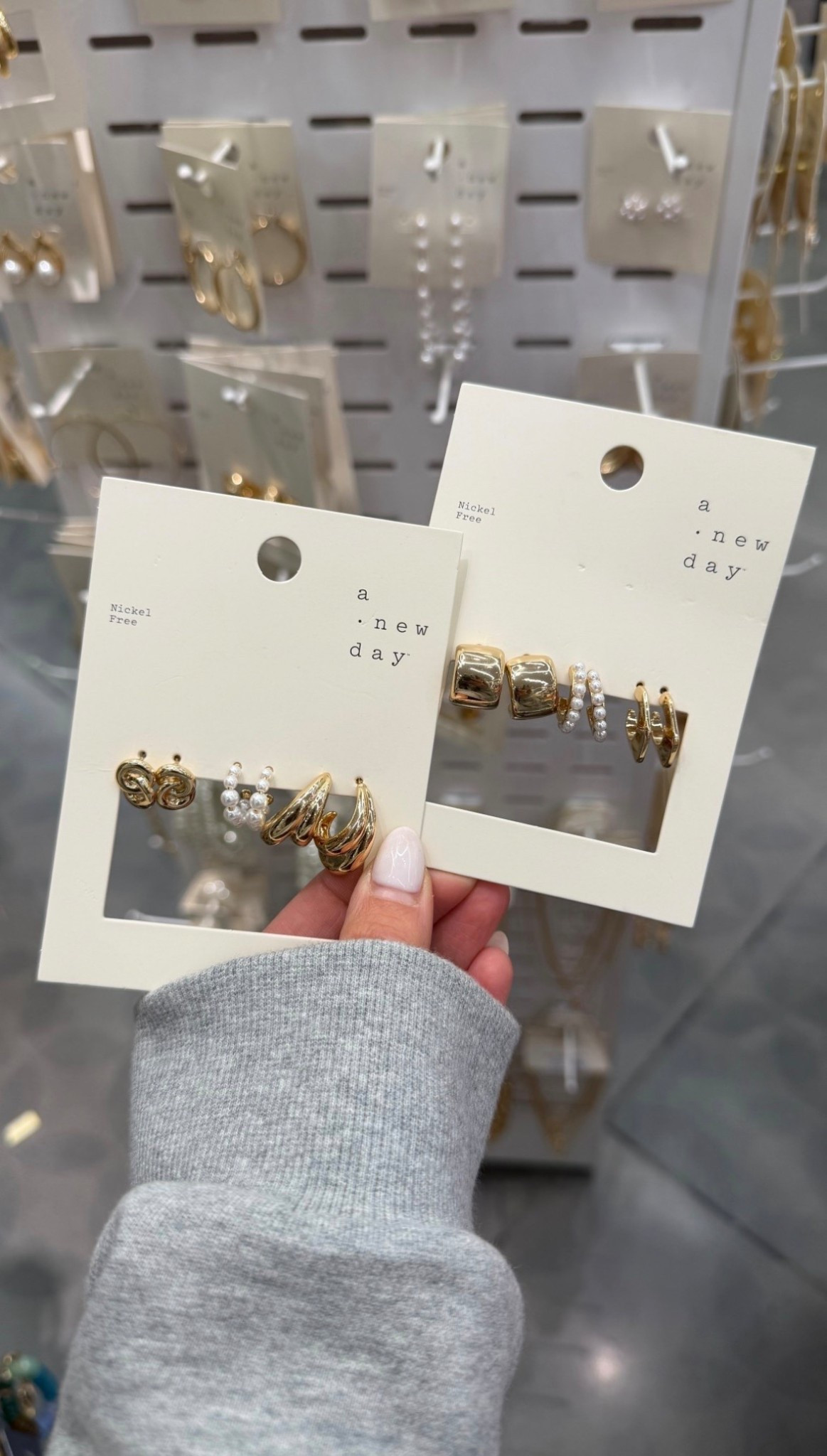 Gold target earrings  

#LTKTravel #LTKSeasonal #LTKmomlife