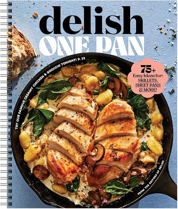 Delish One Pan - A Delicious and Easy Way to Plan Meals in a Skillet, on a Sheet pan, and More!... | Amazon (US)