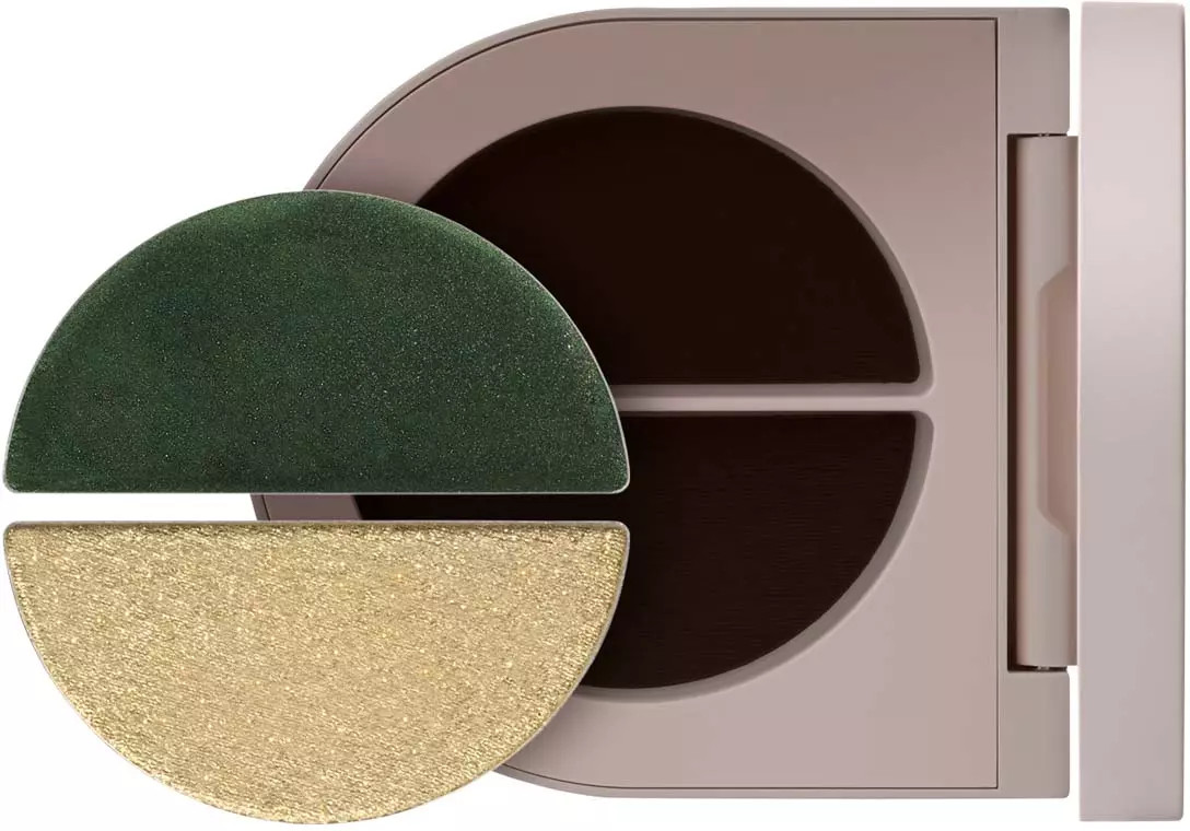 Rose Inc Satin & Shimmer Duet Eyeshadow Satin Olive/Khaki Shimmer | LYKO