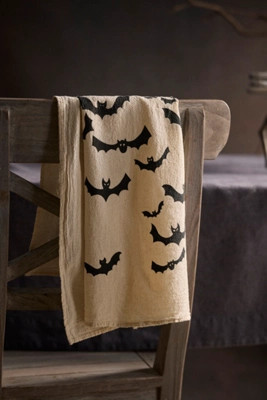 Spooky Bats Cotton Dish Towel | Anthropologie (US)