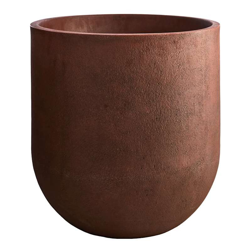 Japi Rust Rustic Cask Outdoor Planter, Large | At Home