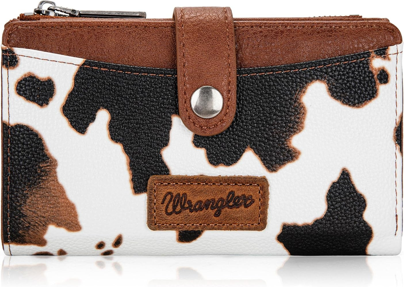 Wrangler Wallet for Women Bifold Card Holder with Zipper and ID Window | Amazon (US)