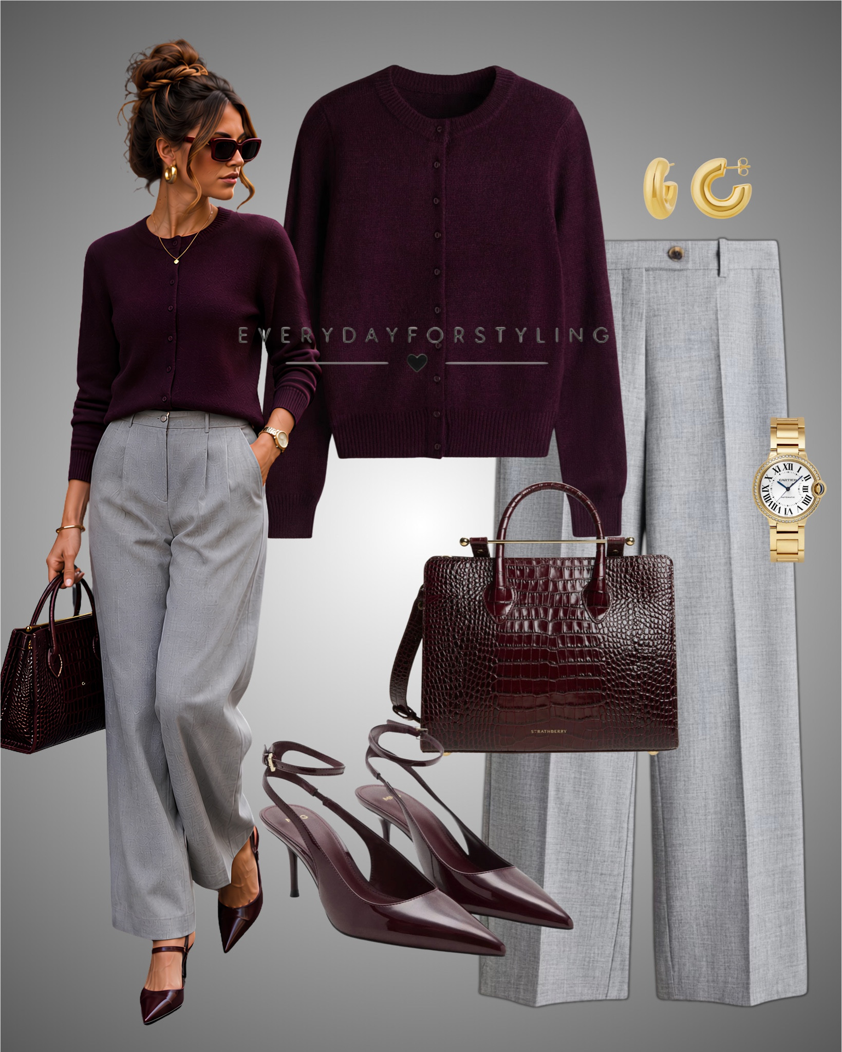 Quiet luxury starts with rich burgundy tones ✨ 

burgundy outfit ideas, burgundy fashion, burgundy color trend, fall outfit inspiration, classy casual outfits, quiet luxury style, elevated everyday outfits, rich girl style, capsule wardrobe outfits, chic work outfit, casual chic fashion, monochrome outfit inspiration, elegant outfit ideas, old money fashion, timeless wardrobe essentials, neutral outfit inspiration, smart casual women, luxury style inspiration, burgundy cardigan outfit, everyday fashion ideas

#LTKootd #LTKSaleAlert #LTKWorkwear