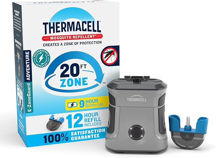 Thermacell Mosquito Repellent Rechargeable Adventure EX-Series EX90; Patio Shield with 9-Hour Bat... | Amazon (US)