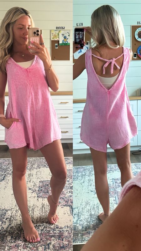 This is so light weight and perfect for this hot weather! Would be a great bathing suit cover up as well! 

#LTKSeasonal #LTKfindsunder100 #LTKsalealert