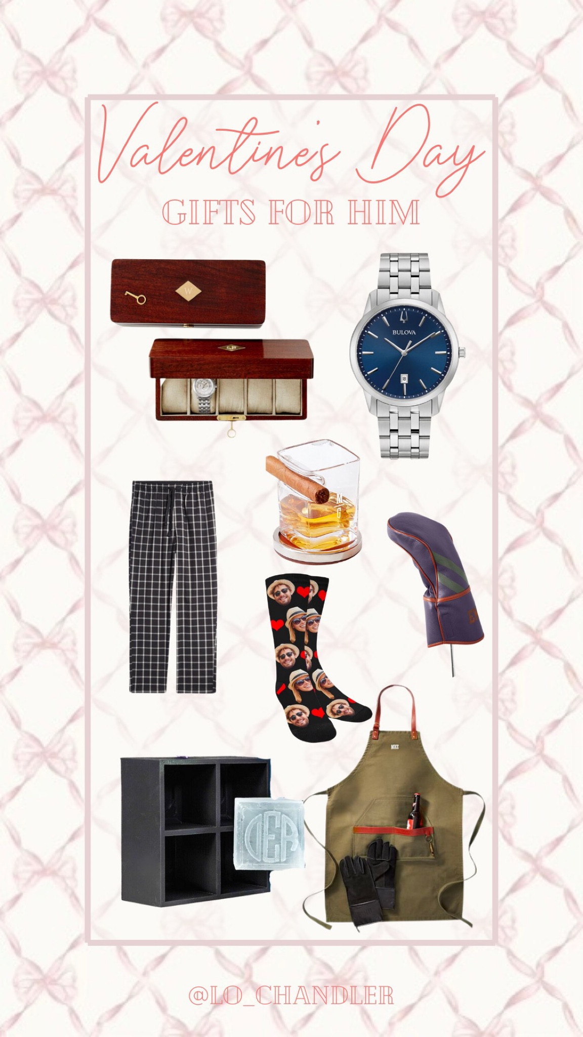 I’m loving these gift ideas for Valentine’s Day for your husband or boyfriend. I think these personalized ice cube trays are so fun and unique!



Valentine’s Day for him
Gifts for him
Personalized Valentine’s Day
Men’s watch 
Personalized socks 
Valentine’s gift

#LTKmens #LTKstyletip #LTKGiftGuide