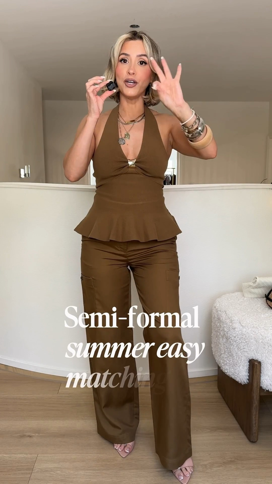 Semi casual matching sets for the summer ✨🖤 size 4 in pants XS in tops

#LTKootd #LTKgrwm #LTKU