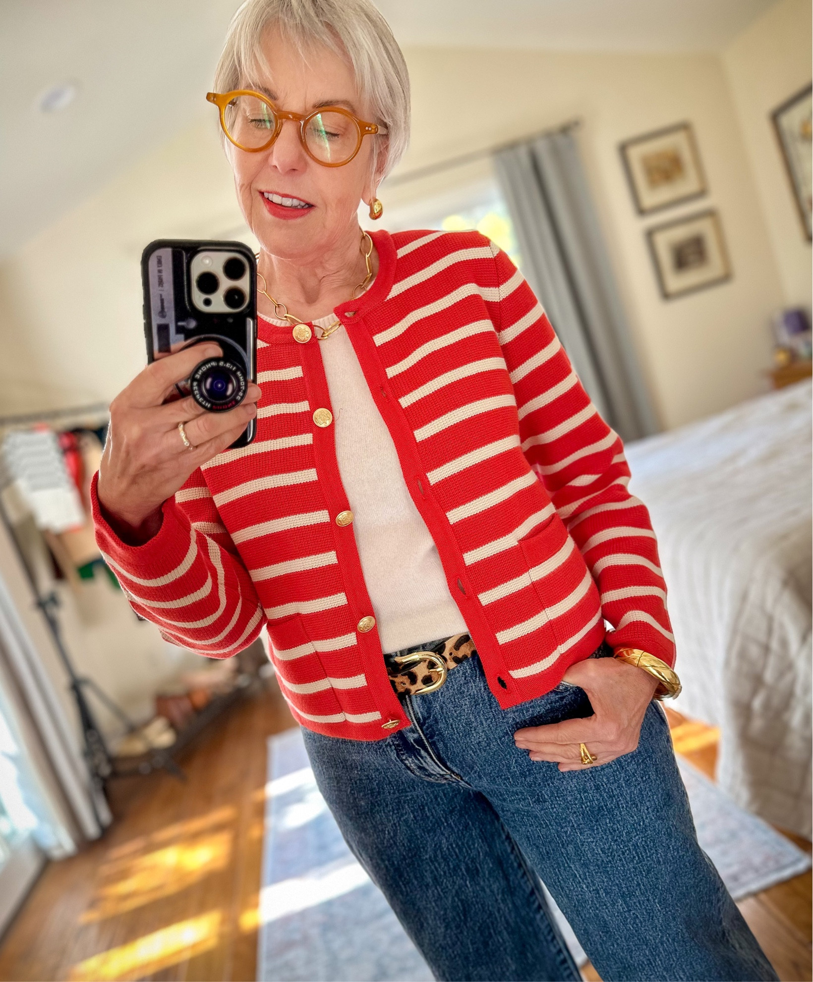 Black Friday sale picks…up to 50% off sweater jacket, gold jewelry, leopard belt, jeans

I’m wearing a Medium in the sweater jacket, Small in the cashmere shell, 28 petite in the jeans  

#LTKstyletip #LTKover40 #LTKCyberWeek