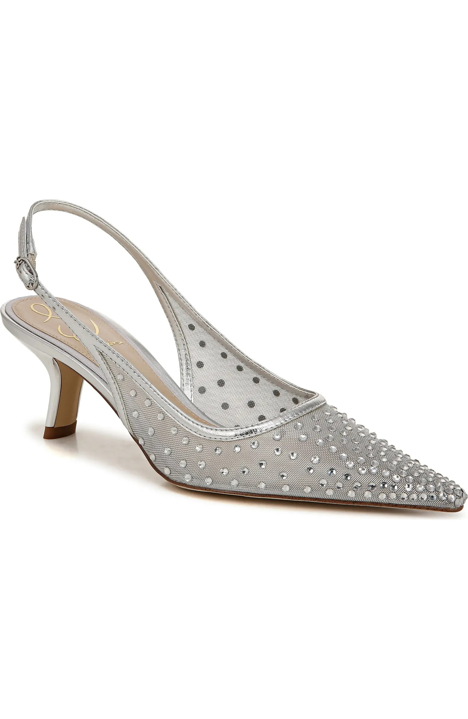 Sam Edelman Bianka Slingback Mesh Pointed Toe Pump (Women) | Nordstrom | Nordstrom