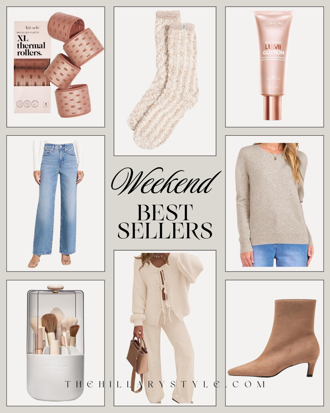 WEEKEND AMAZON BEST SELLERS — COZY, CASUAL & EFFORTLESS! These are the pieces everyone keeps reaching for heading into the weekend. From easy denim and soft knit layers to beauty favorites and cozy essentials, this edit is all about comfort without sacrificing style. Simple, wearable staples that make everyday outfits feel pulled together and lived-in — the kind of finds you’ll use on repeat.

#Amazon #TheHillaryStyle #WeekendStyle #AmazonBestsellers #EverydayEssentials #CozyStyle #NeutralWardrobe #AmazonFashionFinds #EffortlessStyle 

 #LTKmomlife #LTKOver40 #LTKHome