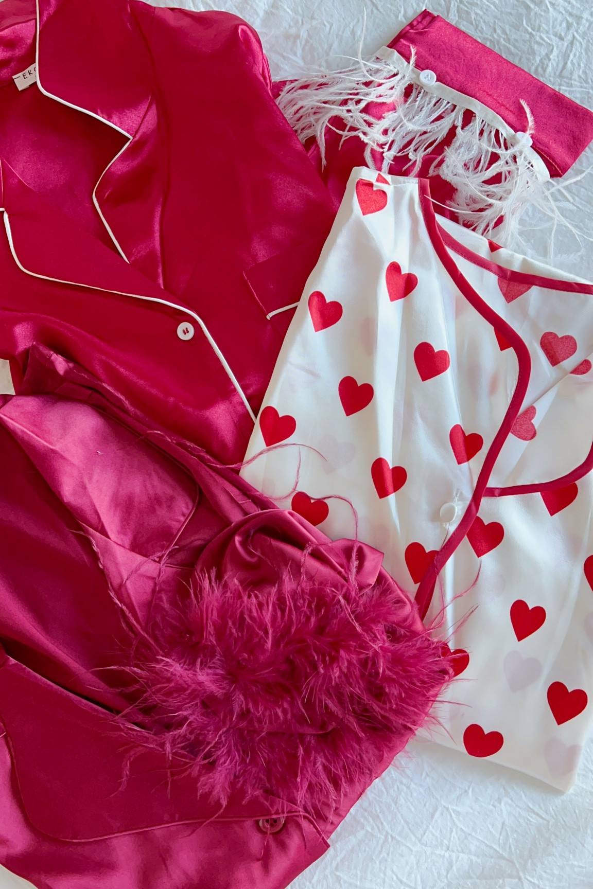 
Valentine's Day Pajamas, Galentine's Day Pajamas, Valentine's Day Pajama Set, Feather Pajamas, Silk Pajamas, Pink Pajamas, Amazon Pajamas, Valentine’s Day Outfit  

#LTKFind #LTKGiftGuide #LTKstyletip